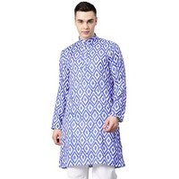 Luxrio Kurta For Men Long Regular Fit(Ktln-75-42) Blue