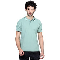 Shiv Naresh Men's Regular Fit Polo Shirt (Snpl24-02E_Seige Green_Xl