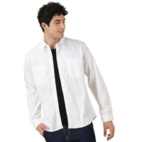 Thomas Scott Men's Regular Fit Shirt (Ts1229_White