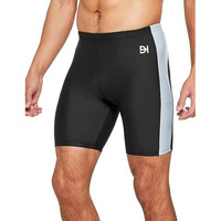 Denimholic Swimming Costume For Men, Swimming Shorts For Men, Swimwear For Men, Swim Shorts For Men, Swimming Trunks For Men, (L, Black + Grey)