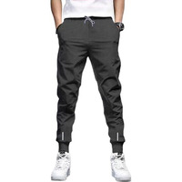 Reya Mens Cotton Grey Trackpant