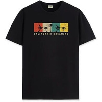 Adro Mens Printed T Shirt | The Super Soft Tshirt In India| Pure Cotton Lycra Breathable Fabric| 4 Way Stretch Smart Tech Fabric| Round Neck T-Shirt (Also In Plus Size) Rn25-St-Cldm-Bl-M Black