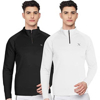 Ftx Full Sleeve Zipper T-Shirt Pack Of 2(735_1-735_2)_L Multicolour
