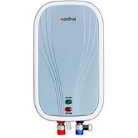 Activa 3 Litres Instant 3 Kva (0.8 Mm Thick) Special Anti Rust Coated 304L Pure Ss Tank Volcano Geyser Come With 5 Years Warranty