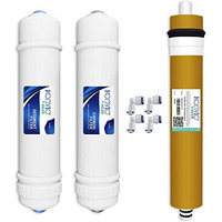 Konvio Neer 75 Gpd Ro Membrane, Carbon Sediment Filter, Inline Cartridge, High Tds Membrane For All Type Of Ro Water Purifiers (Gold)