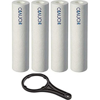 Konvio Neer Pre Filter Pp Spun Filter 10 Inch Size Compatible For 10 Inch Pre-Filter Housing Of All Water Purifier (4, Spun With Spanner)