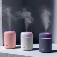 Pure Aroma Essential Oil Diffuser Humidifier For Room - Best Car, Home, Office Perfect Birthday, 300 Ml