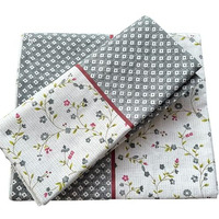 Homescape 100% Cotton Summer Topsheet/Odhne Wali Chaddar Single Bed 300 Tc (Grey_Pack Of 2)