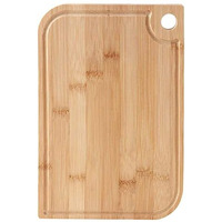 Inovera (Label) Bamboo Kitchen Vegetables Fruits Chopping Cutting Board With Juice Groove, 33L X 23B X 1.5H Cm, Brown (Bamboo Wood)