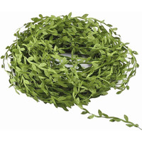 65 Ft Artificial Vines,Artificial Eucalyptus Leaf Garland Fake Hanging Plants Leaves Wreath Foliage Green Leaves Ribbon Decorative Wreath Accessory Wedding Wall Crafts Party Dcor Cottagecore