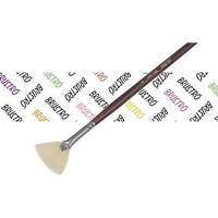 Brustro Artists Bristlewhite Fan Brush Series 1008 - Brush No. 4 (For Oil & Acrylic)