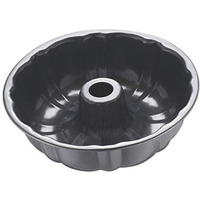 Zollyss Nonstick Bakeware Pumpkin Shape Cake Mold Jelly Pan Round Deep Bundt Baking Mold, 1 Piece - Black