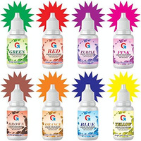 G-Uncle-G 15Ml Diy Liquid Soap Making Colours For Melt And Pour Soaps- Set Of 8 (15Ml Each)