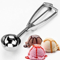 Hetzon Sales Ice Cream Serving Scoop | Ice Cream Serving Spoon Scooper With Trigger Release, 5Cm Diameter