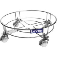 Levon Stainless Steel Cylinder Trolley| With Anti-Rust Nano Coating