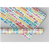 Accuprints Gift Wrapping Paper Pack Of 5|Design Birthday Print |Size 20 X 30 Inch