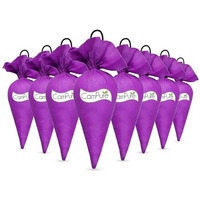 Campure Camphor Cone (Lavender) Pack Of 8-100% Organic | Air Freshener For Car, Wardrobe, Office Cabin's, Drawers, Travel Bag & Bathroom