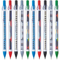 Hauser Checkers 0.7 Mm Mechanical Pencil Box Pack|German Technology,Continuous Writing Sliding Sleeve|Specially Designed Grip For Comfortable Writing|Pack Of 10,Multicolor
