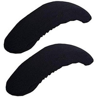 Kawn 1 Pair Stretch Chair Armrest Covers Desk Chair Arm Slip-Cover Black ,Polyester