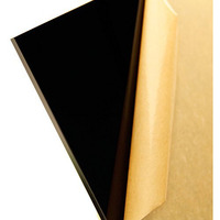 Bigimall Acrylic Plexiglass Opaque Sheet Diy Projects (Black, 12X12-Inch, 3Mm )