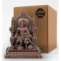 Rachana Creation Chhatrapati Shivaji Maharaj Statue_5 Inch For Home Decor And Desktop