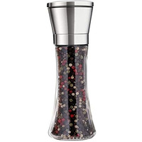 Yinikiz 2-In-1 Salt And Pepper Grinder/Crusher With Adjustable Coarseness - Stainless Steel Mill Shaker For Perfect Seasoning - 1 Piece
