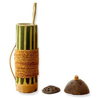 Sahya Dale Bamboo Biriyani Maker With Handle/Traditional Biriyani Pipe/Bamboo Steamer- Natural- Hand Made - Made From Bamboo & Coconut Shells