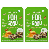 Nutraj Nutty Date Bites 360G (180G X 2 Boxes) | 12 Bites In Each Box I Dates Barfi Made With Dates, Pistachio, Cashew, Almond, Honey & Desi Ghee I Dry Fruits Nuts |No Added Sugar | Cholesterol Free
