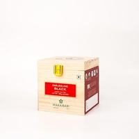 Makaibari Darjeeling Black Tea | Premium Loose-Leaf | 250Gm Chestlets Box | Usda Certified |Premium Loose-Leaf | 100% Organic & Natural | Premium Black Tea With Rich Taste & Aroma | Single Estate Whole Leaf Chai