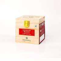 Makaibari Darjeeling Black Tea | Premium Loose-Leaf | 100Gm Chestlets Box | Usda Certified |Premium Loose-Leaf | 100% Organic & Natural | Premium Black Tea With Rich Taste & Aroma | Single Estate Whole Leaf Chai
