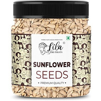 Lila Dry Fruits Premium Raw Sunflower Seeds 1000Gms Jar Pack (500G X 2) | Dry Oil- Free Sunflower Seeds For Eating | Healthy Diet Snacks | High In Fibre & Protein Rich In Antioxidant | Surajmukhi Beej