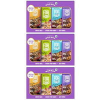 Nutraj Protein Nut Bar 300G (100G X 3 Boxes) | 4 Bars In Each Box| High Protein Oats | 0 Added Sugar, No Cholesterol