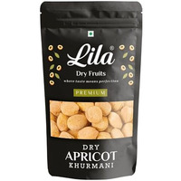 Lila Dry Fruits Apricots 500 Gms  100% Natural Dried Afghani Apricot | Naturally Sweet Khubani, Soft & Chewy | Dry Fruit Khurbani Ideal For Snacking, Baking, Cooking & Toppings | Perfect For Giftings