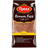 Manna Brown Rice 1Kg (Unpolished) |100% Natural | Naturally Low Gi | High In Fibre | Helps Control Diabetes