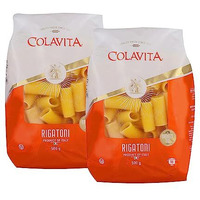 Colavita Rigatoni Pasta 500G | Combo Pack Of 2 | Durum Wheat Pasta | High Fibre | No Artificial Ingredients