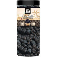Wonderland Foods (Device) Ajwa Dates Jar | Healthy & Nutritious Soft Khajoor | Khajur Rich In Iron, Fibre & Vitamins | Dry Fruits, 400 Gram
