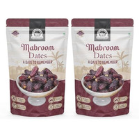 Wonderland Foods (Device) 400 Gram (200G X 2) Premium Mabroom Dates Box Combo | Healthy & Nutritious Soft Khajoor | Khajur Rich In Iron, Fibre & Vitamins