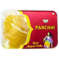 Panchhi Ka Petha 400G (Kesar Angoori) Original Classic Agra Petha | Made With Premium Ash Gourd (Since 1926), Authentic White Fresh & Juicy, Preservative Free Delicious Healthy Indian Sweet