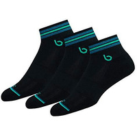 Bambos Bamboo Ankle Socks For Men For All Day Comfort, Black, Pack Of 3, Free Size