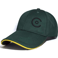 Coreteq Cotton Unisex Performesh Rapid Cool Baseball Cap 3D Embroidery With Adjustable Strap (Pack Of 1, Racing Green, Free Size)