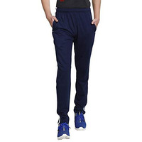 T.T. Men Comfort Fit Cotton Solid With Side Piping Trackpant Navy-3Xl