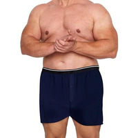 Men's Cotton Knit Regular Fit Boxer Shorts Plus Size Underwear Briefs Combo Pack Label Free Trunks Innerwear (Size 4Xl) (Pack Of 1) (Colors May Vary) Multicolor
