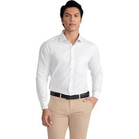 Erazor Slim Fit Full Sleeve Shirt For Men (Premium Giza Cotton | Satin Finish) (In, Alpha, L, White)