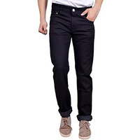 Studio Nexx Men's Regular Fit Jeans (Basicsnew_Black_38_Black_38)