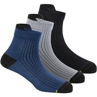 Freecultr Ankle Socks | Breathable Bamboo Fibre | Odour Resistant | Thermo Regulated | Moisture Wicking | Anti-Slip Y-Heel | Soft & Comfortable Navy, Dark Grey, Black