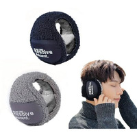 Clothera Winter Foldable Fleece Warm Earmuffs For Men (Pack Of 2) (Navyblue & Grey)