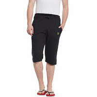Mack Jonney Regular Fit Black Men Capris(Pack Of 1)-Mack635728