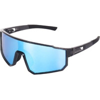 Dervin One Piece Shield Sports Oversized Visor Polarized Sunglasses For Men Women, Outdoor Cycling Hiking Fishing Sunglasses (Mirror Blue)