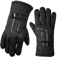Frackson -20? Snow & Windproof Thermal Soft Fur Warm Winter Gloves (Fur/Fleece Inside) For Riding, Protective Warm Hand Riding Cycling, Byke, Bike, Scooty,Motorcycle For Men & Boy,Male,Black