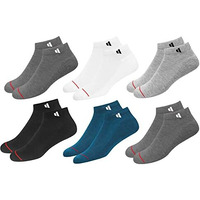 Sjeware Polyester Men And Women Solid Ankle Length Socks (Pack Of 6),Multi
